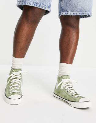 converse washed canvas black