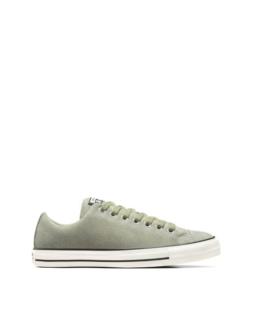 Converse - Chuck Taylor All Star Wide Fit - Sneakers color prato chiaro a pianta larga