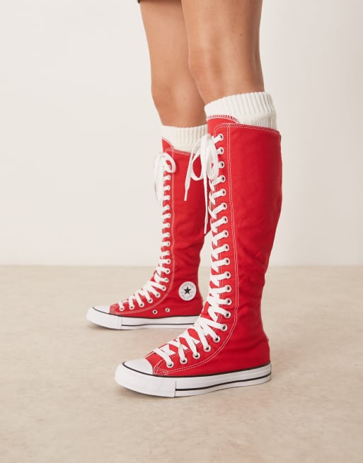 Converse Chuck Taylor All Star XX-HI High Top sneakers in red