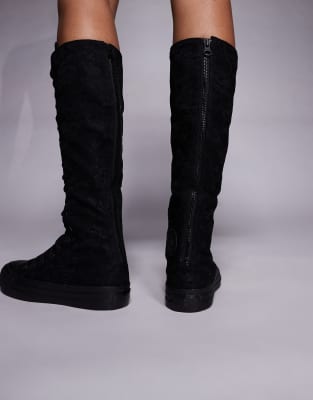 Converse Chuck Taylor All Star XX Hi Knee High Black Canvas Lace-Up Boots15W/13M Chuck Taylor All Star XXHi Unisex High Top Shoe. Converse.com main image 4