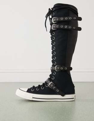Converse Chuck Taylor All Star Xx-hi Sneakers With Buckle Details In Black