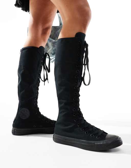 Converse – Chuck Taylor All Star – XX Hi – Svarta, knähöga sneakers, 2 av 5