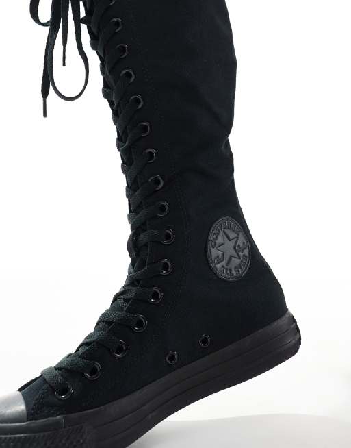 Converse – Chuck Taylor All Star – XX Hi – Svarta, knähöga sneakers, 5 av 5