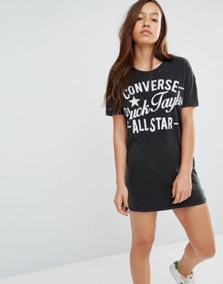 t shirt dress with converse