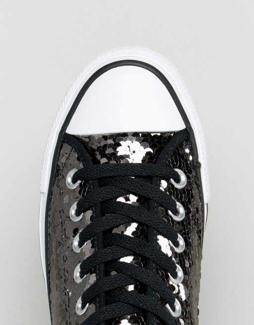 Converse shop sequin noir