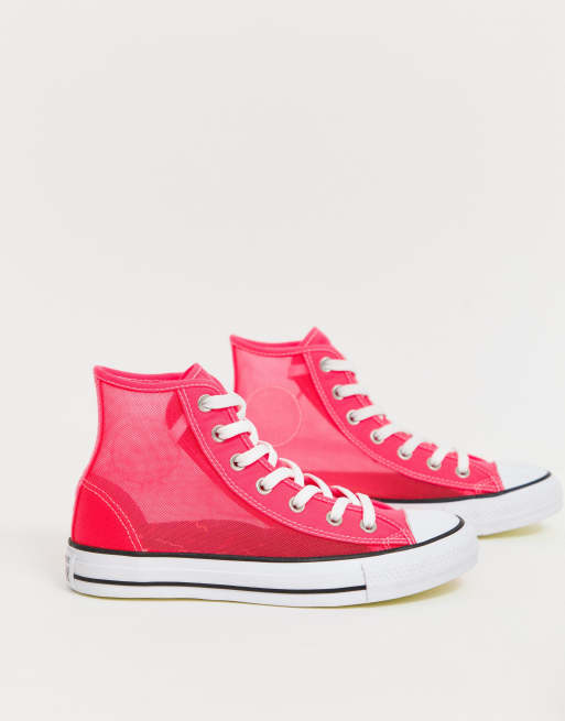 Converse en maille sale