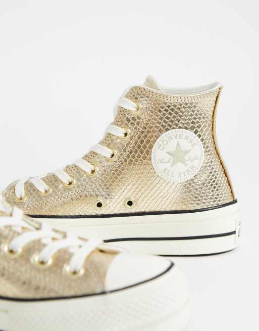 Converse on sale blanche serpent