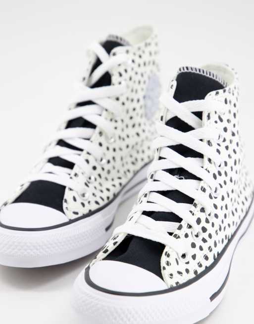 Converse Chuck Taylor Baskets montantes a pois