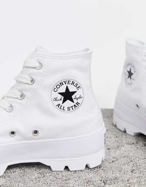 Converse semelle epaisse blanche new arrivals