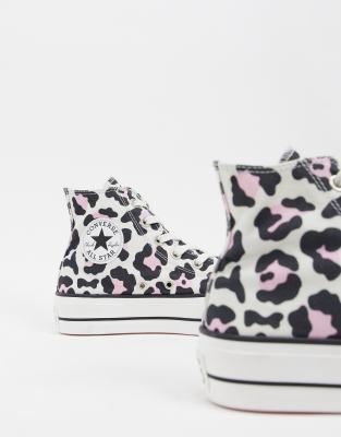 leopard print converse boots