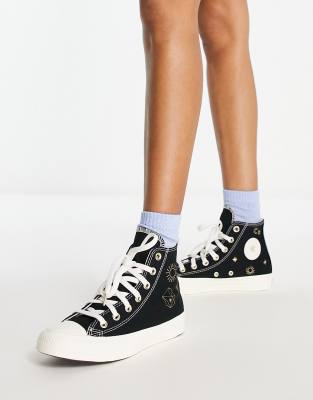 asos white platform converse