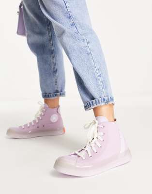 lilac converse boots