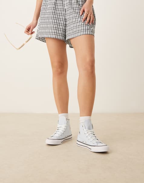 Converse Chuck Taylor HI All Star sneaker in light blue - view 1