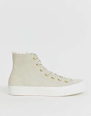 converse frill trainers