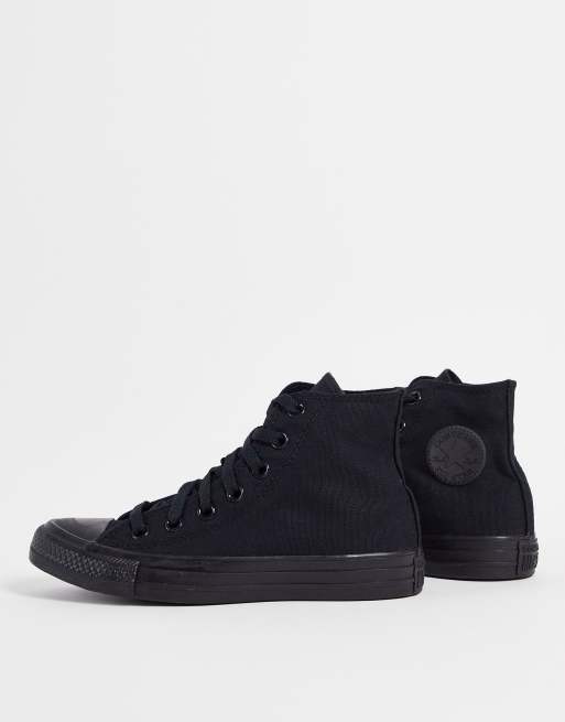 Converse Chuck Taylor Hi in black monochrome | ASOS