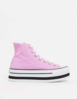 asos pink converse