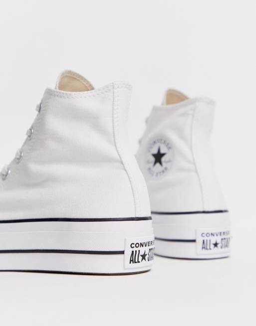 converse taille haute blanche