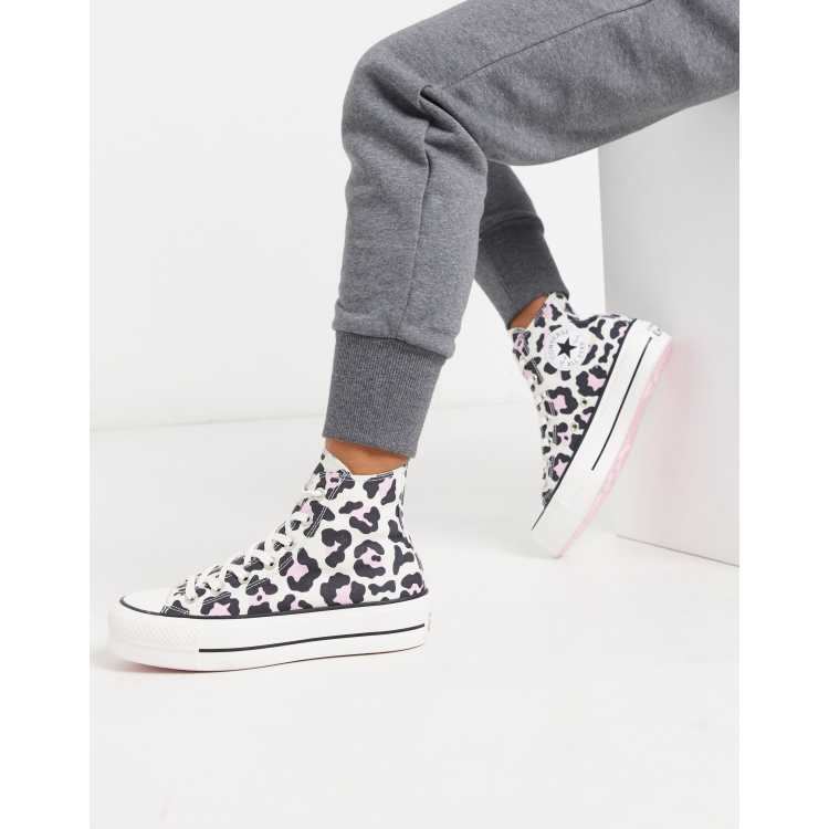 Converse shop platform leopard