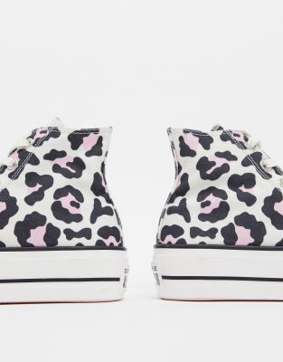 cheetah print converse platform