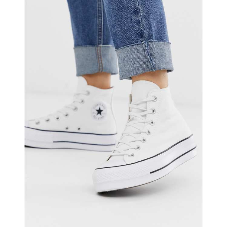 white high top converse