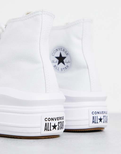 Converse Chuck Taylor Hi Move Sneakers alte bianche ASOS