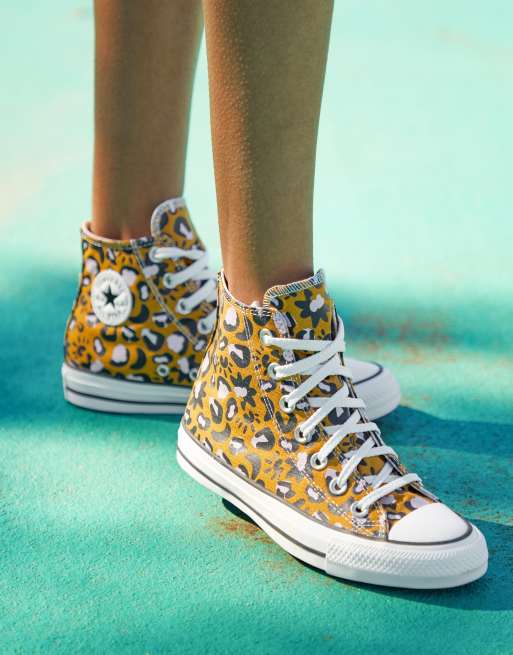 Converse leopard asos hot sale