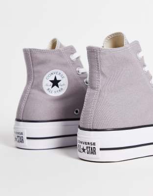 converse chuck taylor platform grey