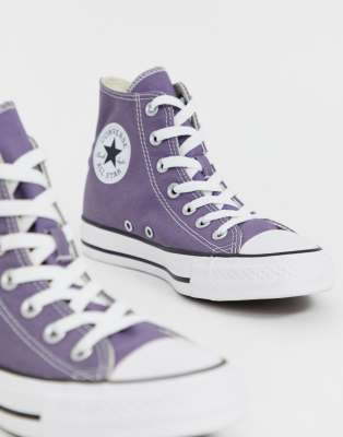 purple chuck taylors