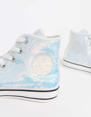 converse mini sequin