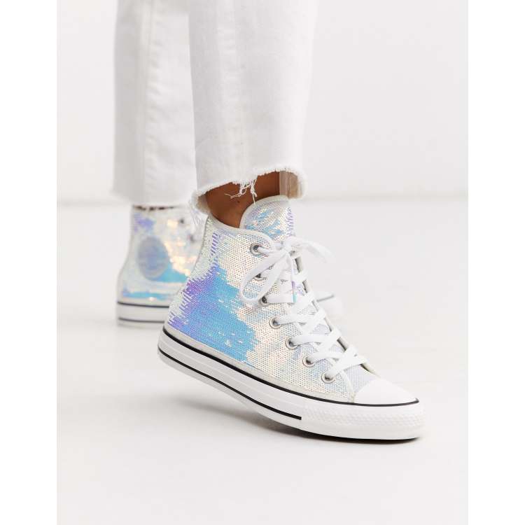 Converse sparkle toe cap store