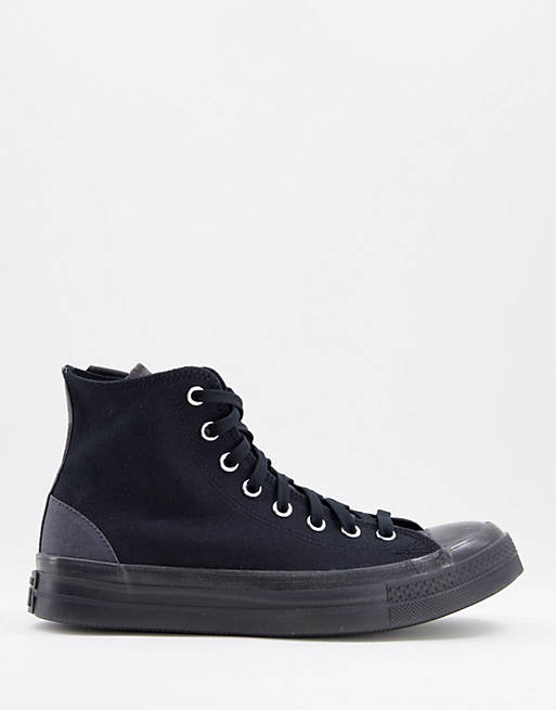 Converse Chuck Taylor Hi Utility stretch canvas trainers in black