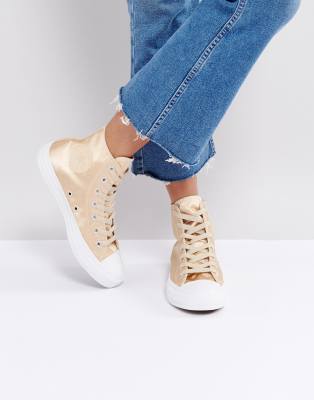 converse satin laces