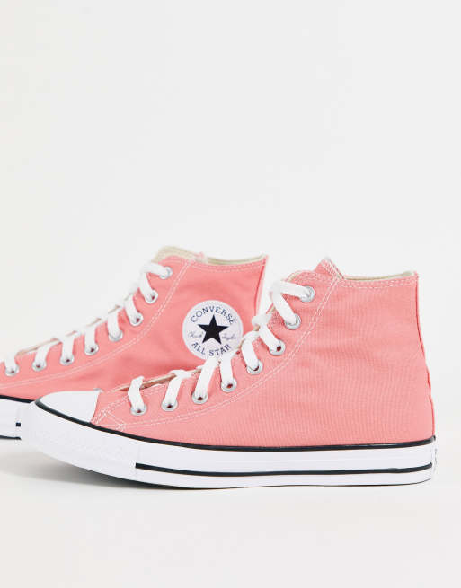 Converse - Chuck Taylor - Hoge sneakers in roze taffy