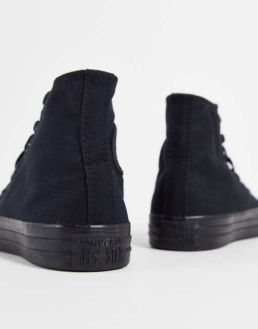 Converse Chuck Taylor - Hoge sneakers in zwart monochroom , 4 van 4