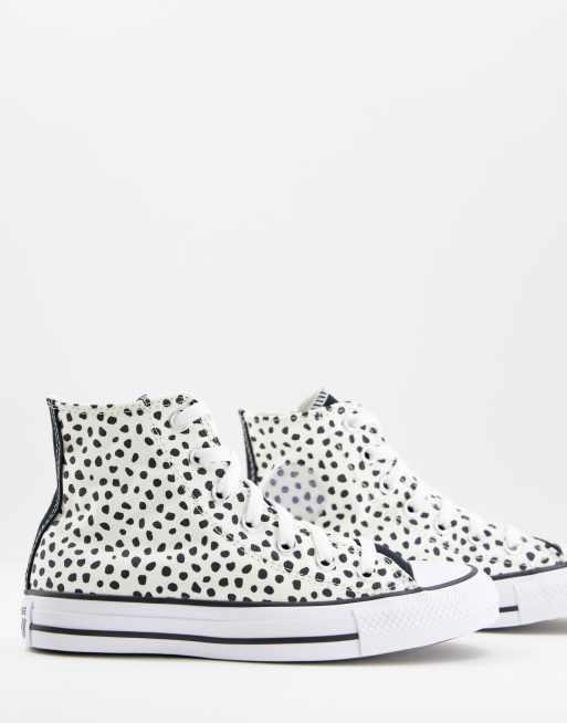 Converse – Chuck Taylor – Knöchelhohe Sneaker mit Tupfenmuster