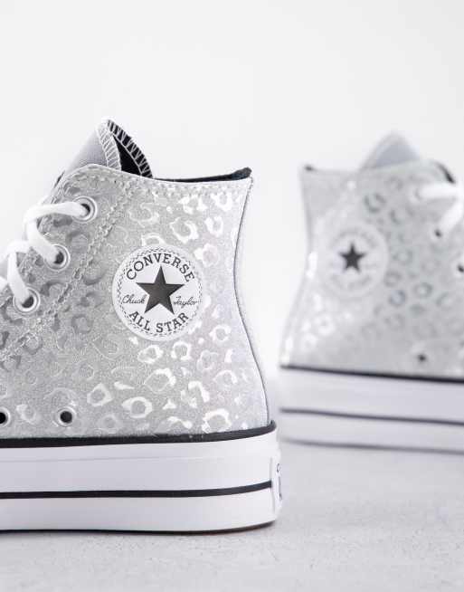 Converse blanche et leopard new arrivals