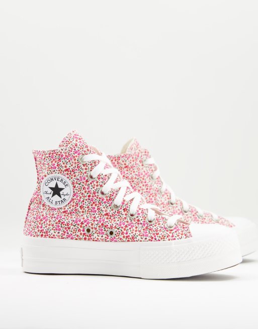 Converses fleurs best sale