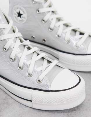 converse chuck taylor silver metallic