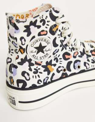 white cheetah converse