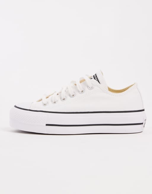 Converse Chuck Taylor - Lift Ox - Sneakers met plateauzool in wit , 2 van 5