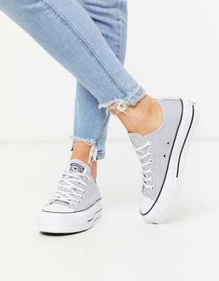 مجعد كراج سناك converse grey platform 