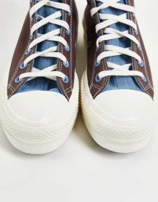 asos converse brown