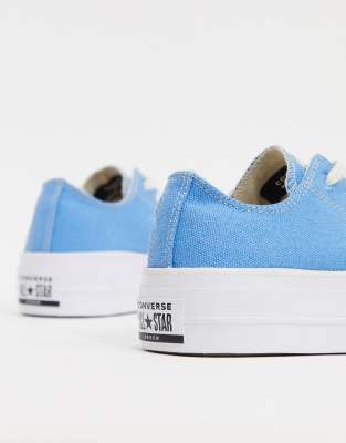 light blue platform converse