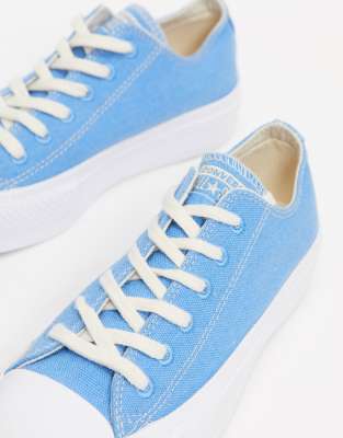 light blue trainers