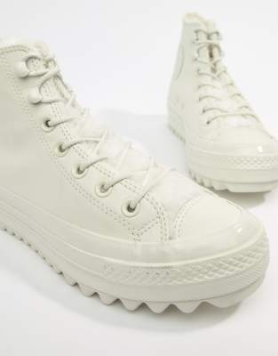 converse chuck taylor lift ripple high