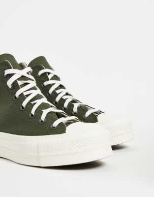 converse lift khaki