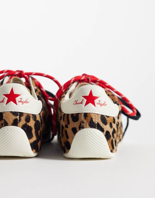 Converse - Chuck Taylor Lo - Baskets avec double lacet - Imprimé léopard, 2 de 5