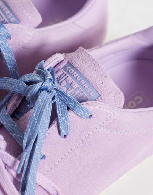 Converse Chuck Taylor Lo Sneaker mit doppelter Schnürung in Violett, 3 von 5
