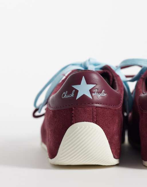 Converse - Chuck Taylor Lo - Sneakers bordeaux con doppio allacciatura, 2 di 5