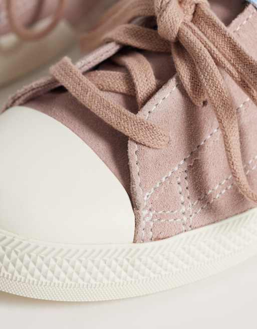 Converse Chuck Taylor Lo sneakers with double lace in pink, 3 of 5